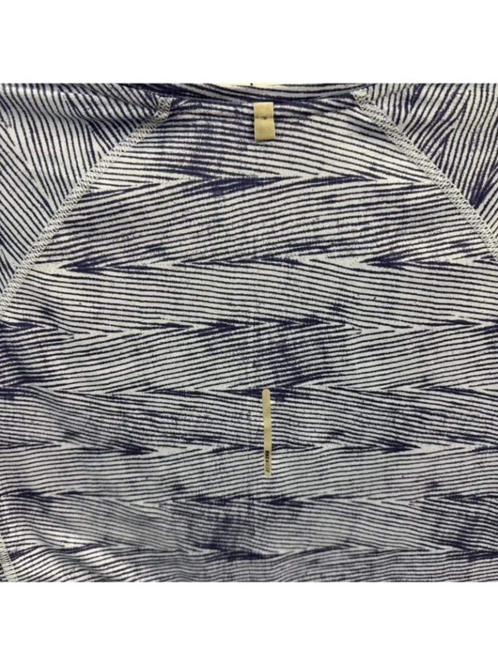 Nike Millar M Dri-fit Running Blue Striped Short Sleeve T‎ Shirt